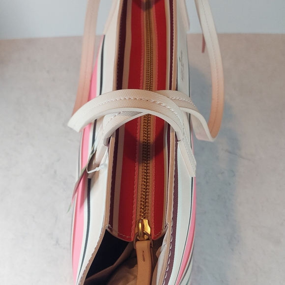 NWT Kate Spade Small Margareta Zip Top Multicolor Tote - Picture 8 of 13